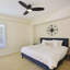 Smart Flush Mount Ceiling Fan with Light, Remote Control, DC Motor-70836687-93934863