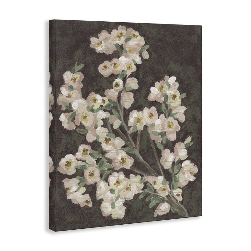 «Rustic Cherry Blossom Branch», art mural par June Erica Vess, H 30 po x l 24 po