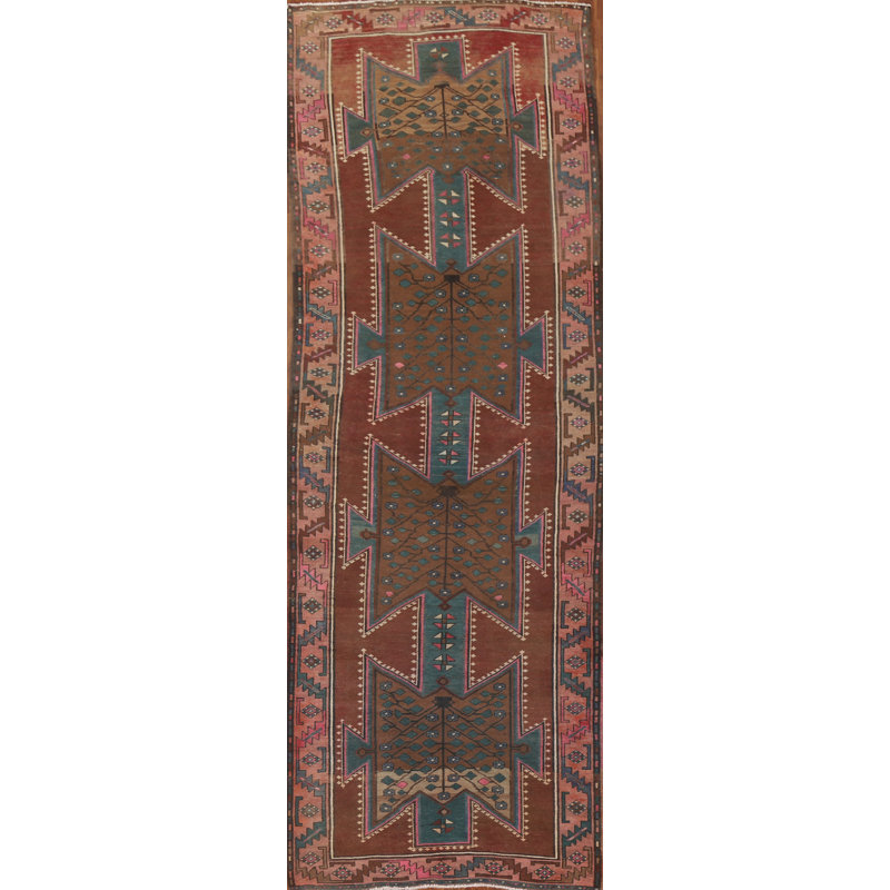 Tapis de couloir géométrique 4 x 13
