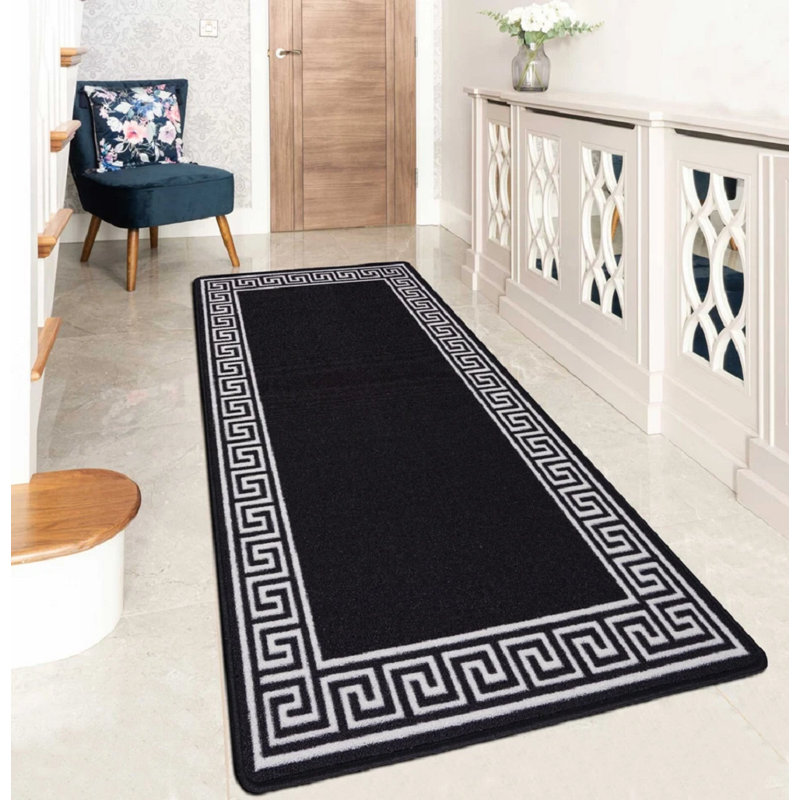 Geometric Indoor / Outdoor Area Rug, Runner 66 x 220 cm