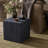 Vesto End Table-Black Resin