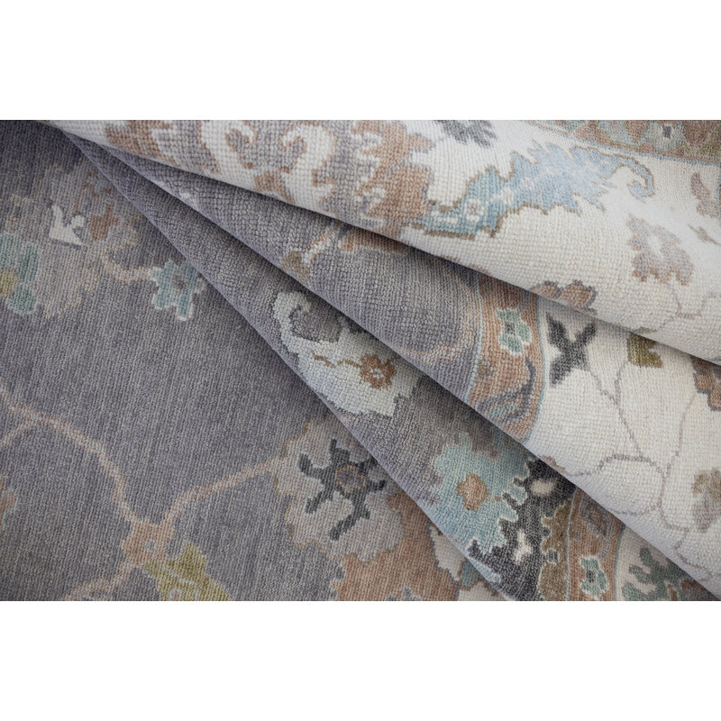 Hand Knotted Wool Oriental Area Rug, Rectangle 12' x 15'