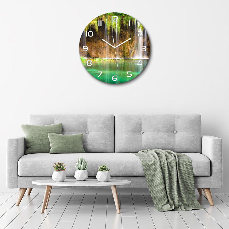 Jos Glass Wall Clock