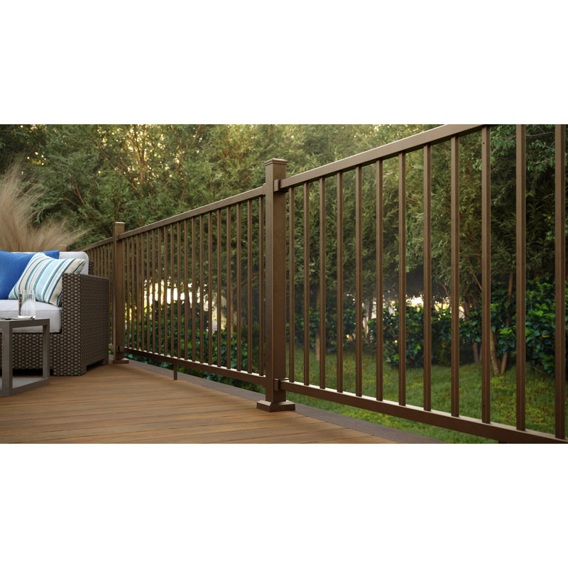 Supports en aluminium Inspire Railing Angle, Brun