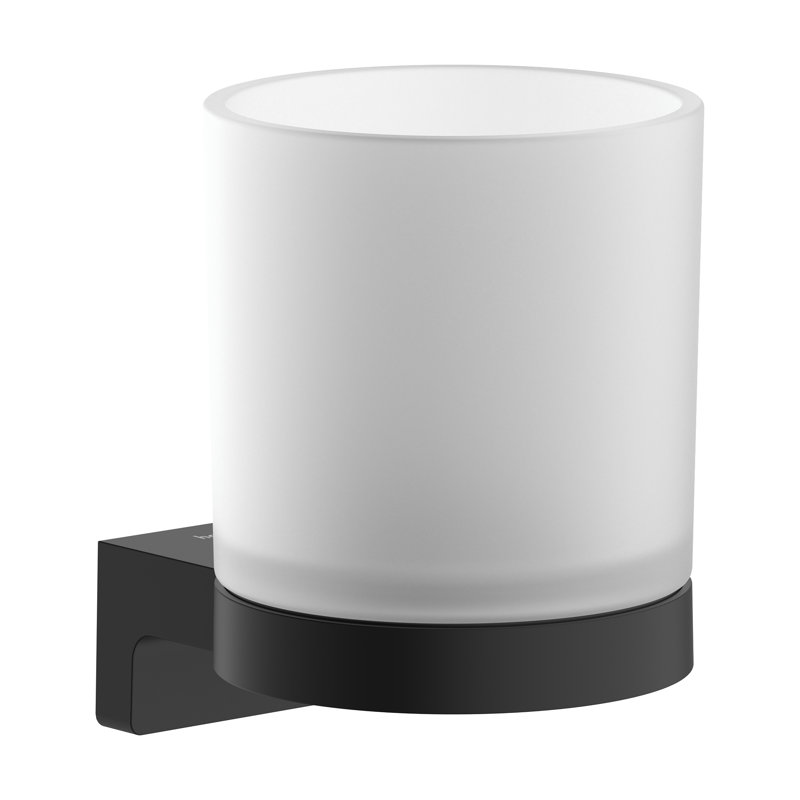 Verre noir mat hansgrohe AddStoris S, Matte Black