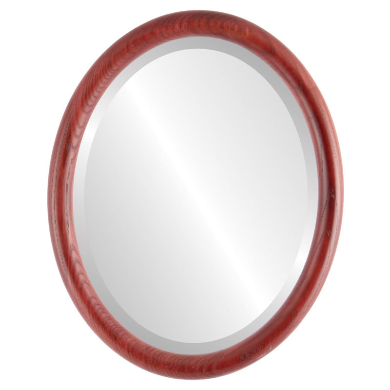 Miroir Newburyport, 17 po x 21 po, Bois de rose