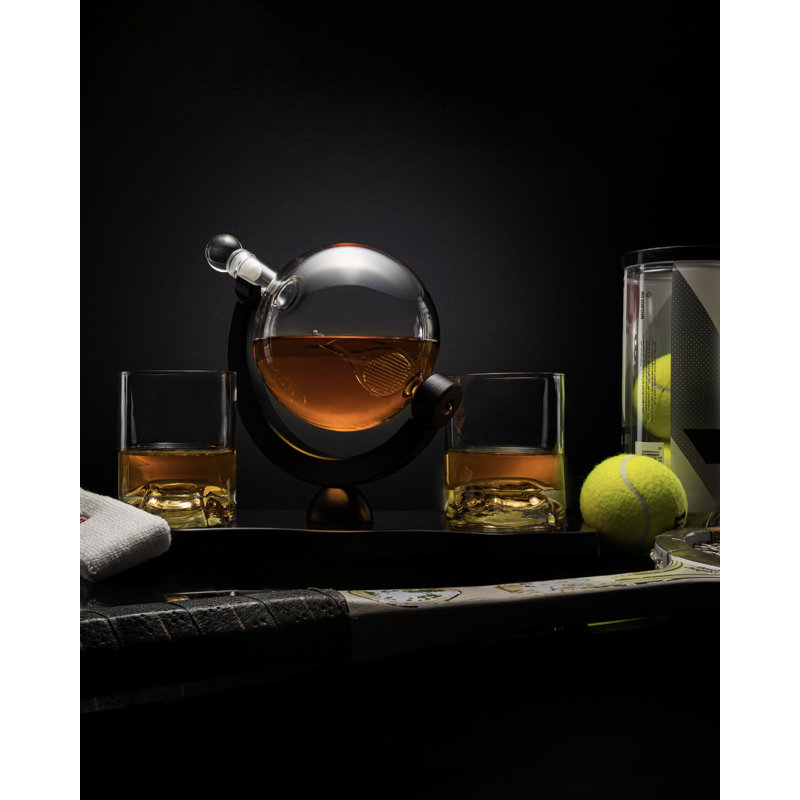 Ensemble de carafe à décanter 4 pièces Tennis Globe