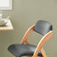Ashja Solid Wood Padded Stackable Folding Chair Folding Chair