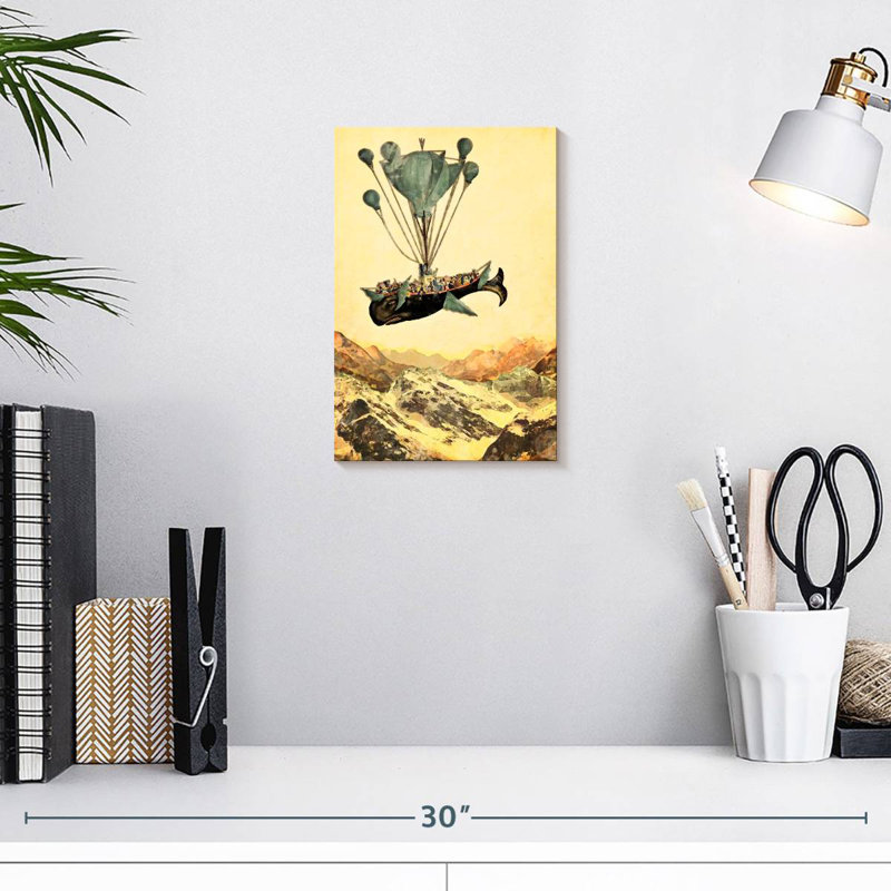 Kelan Flying Whale, 12" H x 8" W