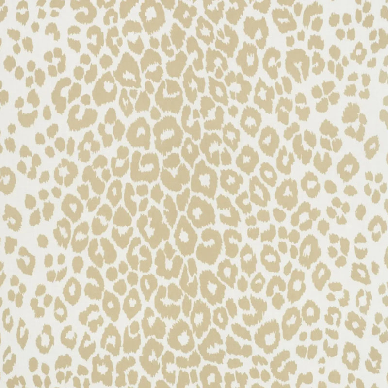 Iconic Leopard Indoor/Outdoor Fabric, Linen
