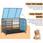 Cage d'intérieur pliable robuste pour chien-366036869