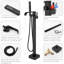 Robinet de baignoire autoportant monocommande à fixation au sol-90545278