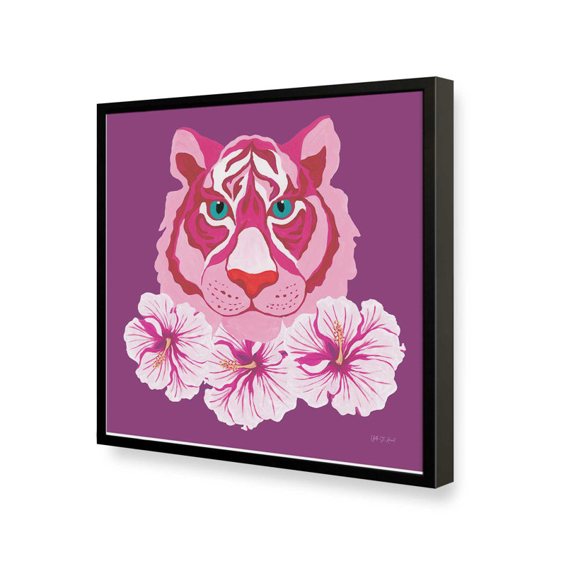 «In the Jungle VI» par Yvette St. Amant, reproduction d'art, Noir, H 12 po x l 12 po