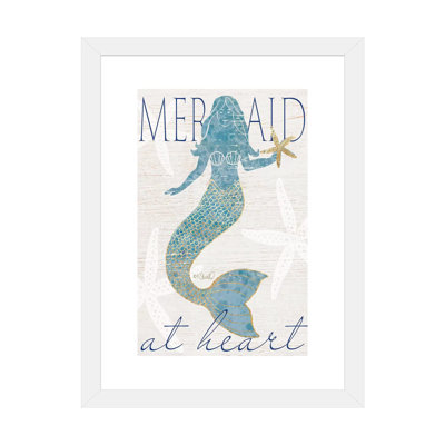 «Mermaid at Heart» par Kait Roberts, reproduction d'impression sur papier