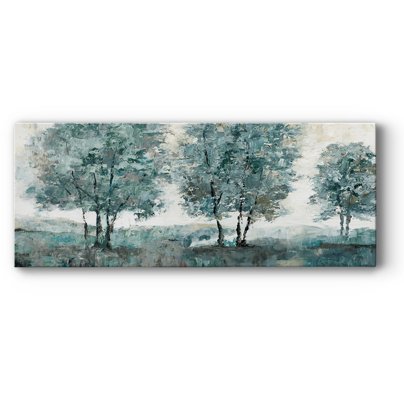 " Teal Sentinel ", 20" H x 50" W x 1.5" D