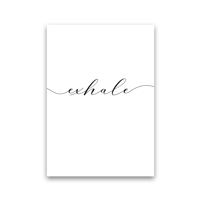 Inhale - Exhale 2/2 - Print, No Framed, 42cm H x 30cm W x 1cm D, Paper