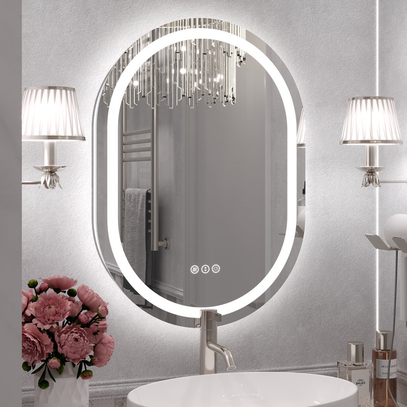 Miroir de salle de bain mural Molly, 28 po x 20 po