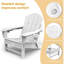 Chaise Adirondack pliante en acier avec repose-pieds-86713960