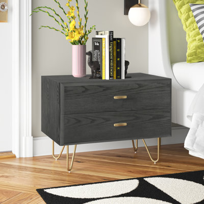 Schock 2 Drawer Nightstand