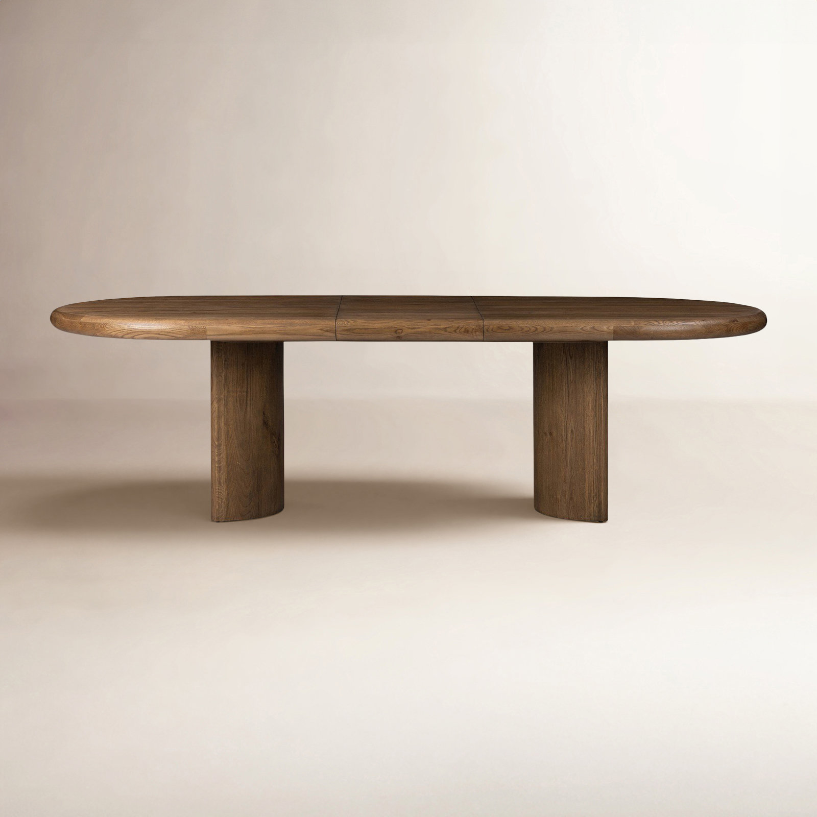 Haiden 84" Extendable Acacia Dining Table, Worn Oak