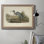 «Blue Heron» par John Audubon - peinture sur toile encadrée