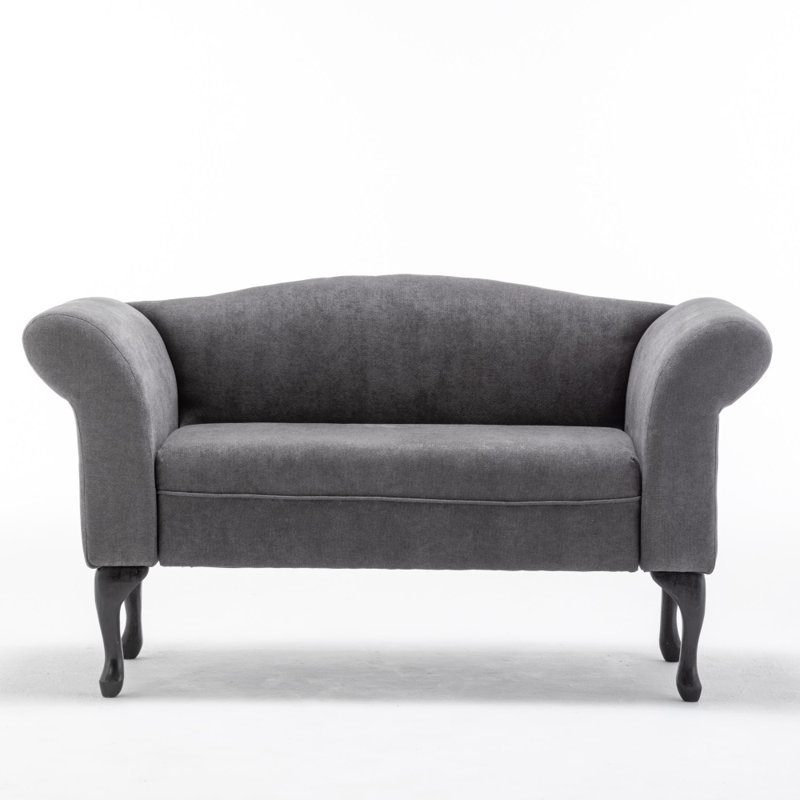 Beecham Upholstered 52.76'' Sofa, Gray  Linen