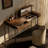39.37"Retro Flip-top Vanity Table with Stool
