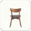 Chaise de salle à manger rembourrée 2 pièces Mid-Century-581892171