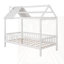 Lit simple en bois avec clôture-731880508