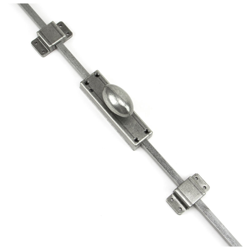 Cremone Bolt, Pewter Patina
