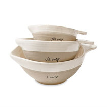 Village Vines 1 Quart Stoneware Measuring Cup in Multi