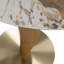 Calvary - Table de bar style Mid-Century moderne en céramique et noyer