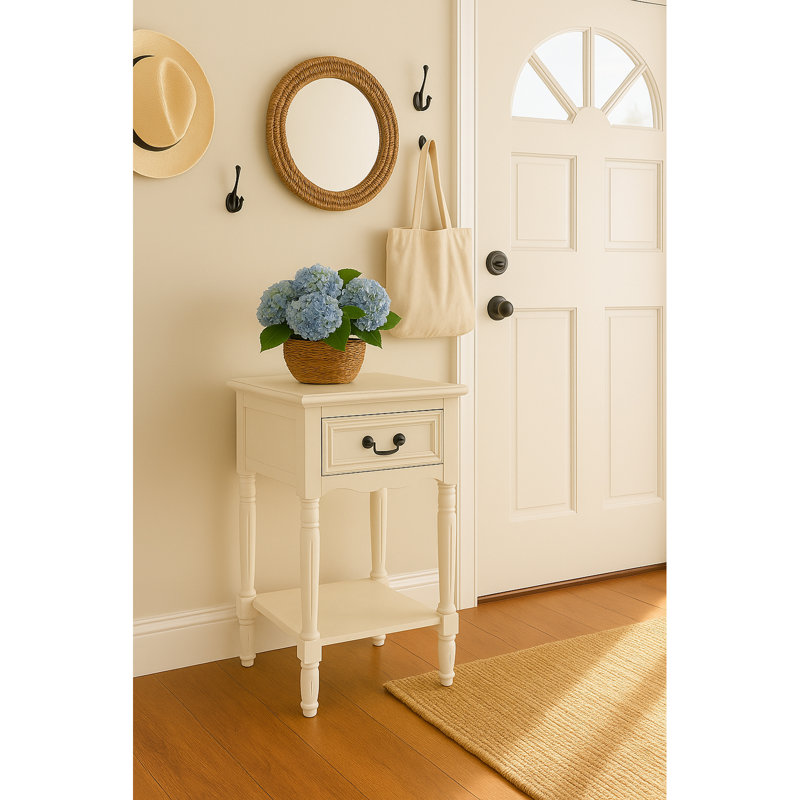 Liscomb 16'' W Nightstand, Antique White