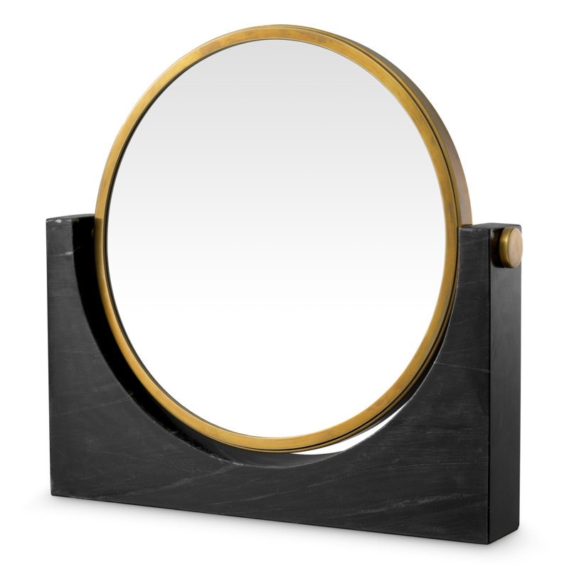 Round Metal Mirror