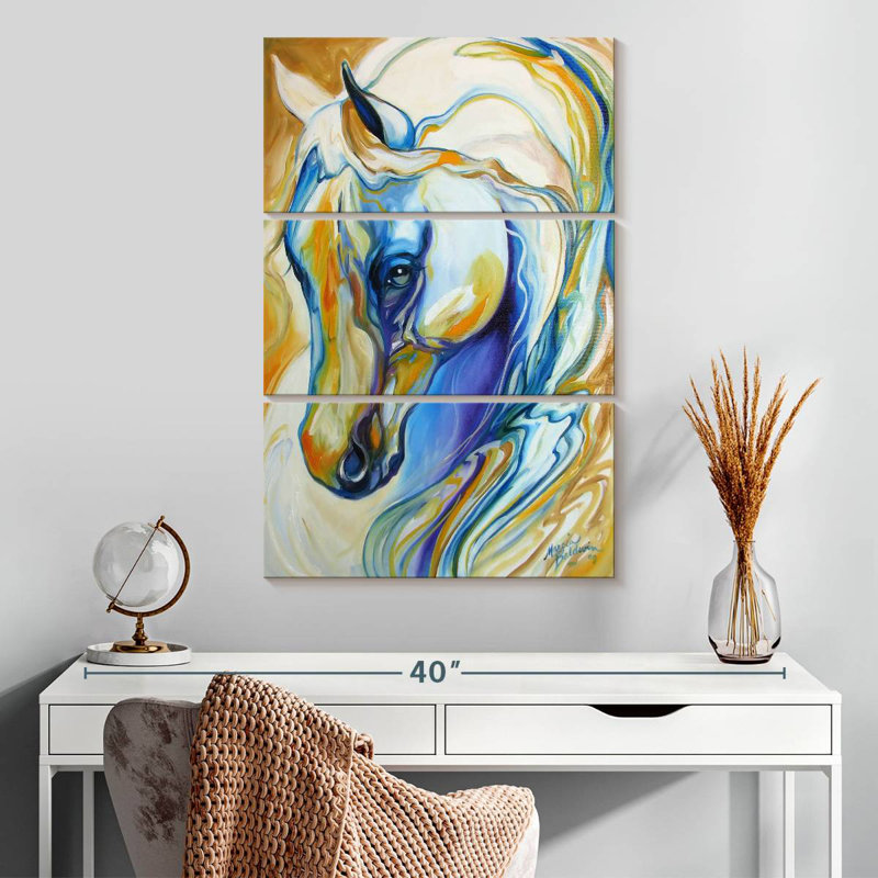 Brampt Arabian Abstract, H 32 po x l 20 po