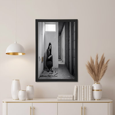 Art mural sur toile noir et blanc