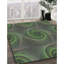 Vert abstrait/Tapis décoratif noir-1570014739