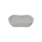 White Natural Marble Bathroom Vessel Sink, Semi-Polished Surface, Natural Stone, Genuine Marble, Real Marble, 23.6X14.2Xh7.1 Inches/600X360xh180 Mm-1420180582