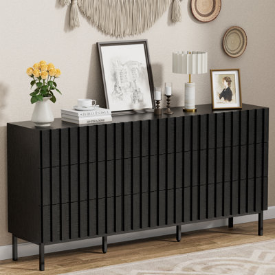 Commode double 9 tiroirs l 59,1 po