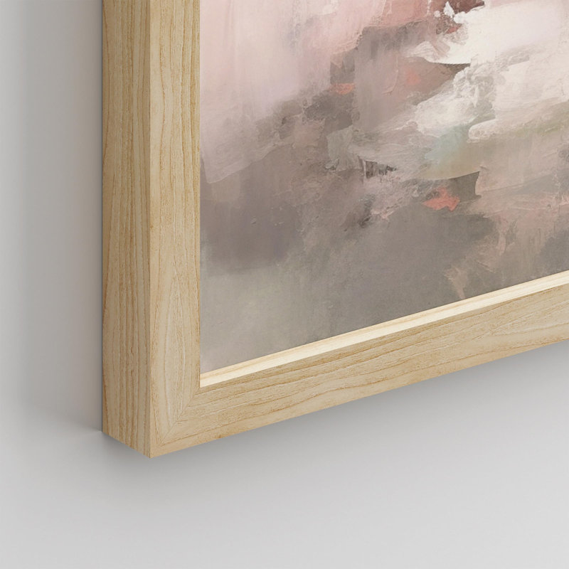«Abstract Neutral Palette Textured» sur papier, H 11 po x l 14 po, Naturel