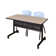 Nicklos Flip-Top Training Nesting Table with Modesty Panel