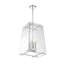 Luminaire suspendu 4 lumières en chrome poli-232677774