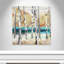 «Yellow Watercolor Trees I», peinture sur toile tendue-60259827-60259826
