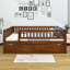 Lit de jour en bois Havund avec lit gigogne simple et garde-corps de clôture-50133395-50133397