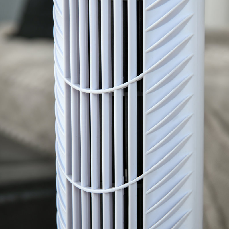 Natale 91.5 cm Tower Fan, White