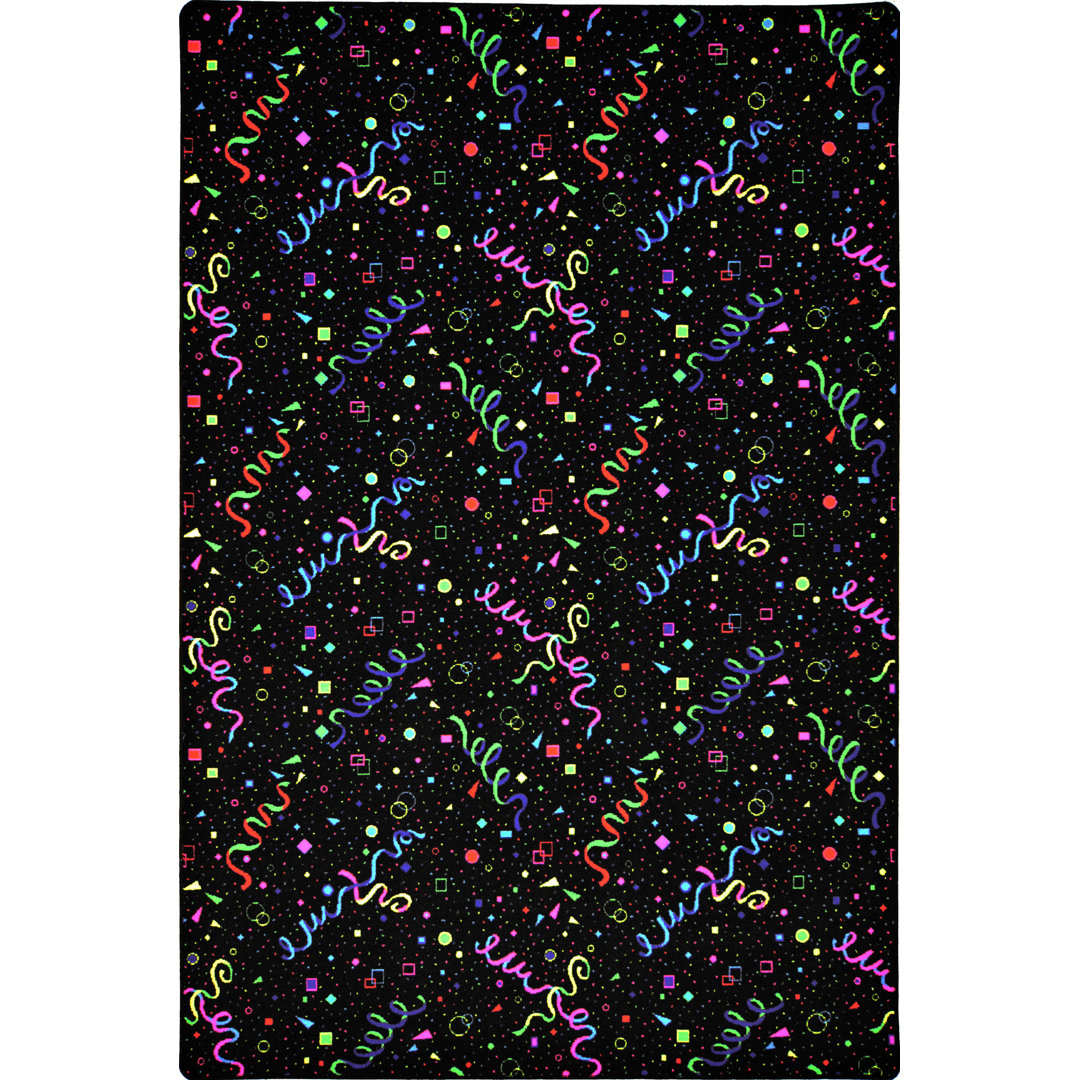 Celebration Fluorescent Area Rug by Joy Carpets Joy Carpets Rug