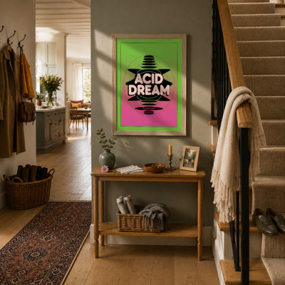 Acid Dream Retro - Framed Print