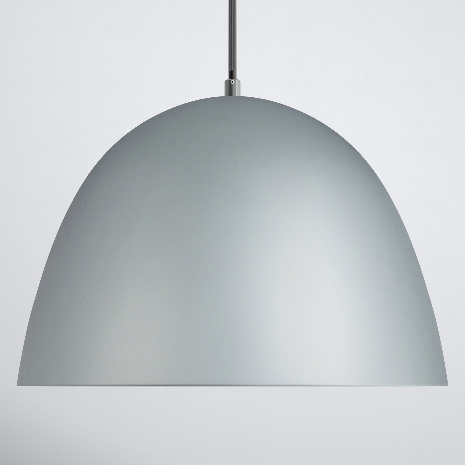 Natosha Single Light Metal Dimmable LED Pendant, Dark Gray/Coffee, 11" H x 15.75" W x 15.75" D