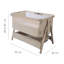Tutti Bambini CoZee Sense Bedside Crib-125546143