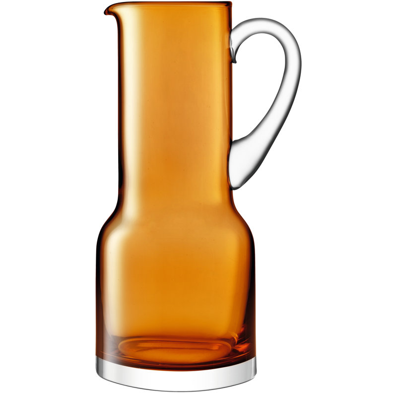 Utility Glass Pitcher, Amber